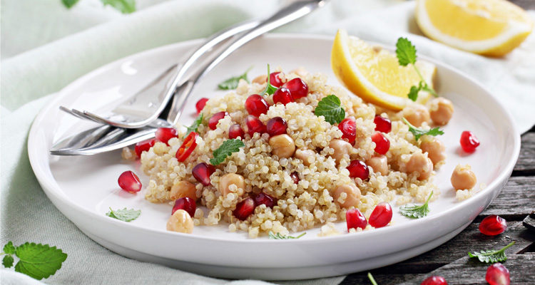 Cantidad de agua necesaria para hervir quinoa