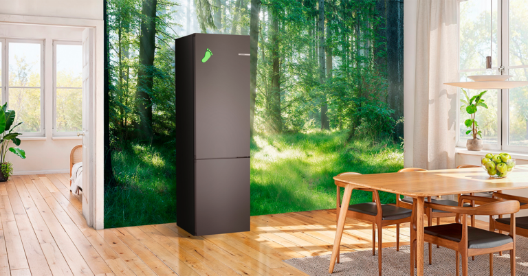 El frigorífico de libre instalación Bosch de la Green Collection más sostenible.