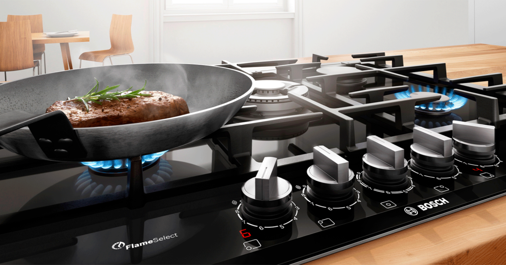 razones para cocinar con placas de gas