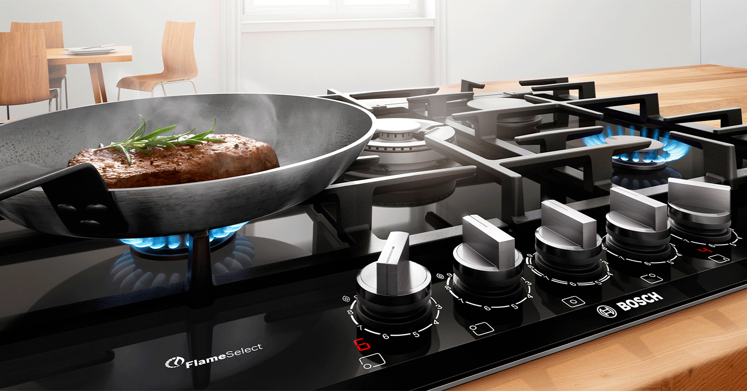razones para cocinar con placas de gas