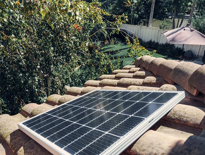 Placas solares para el uso de electrodomésticos eficientes