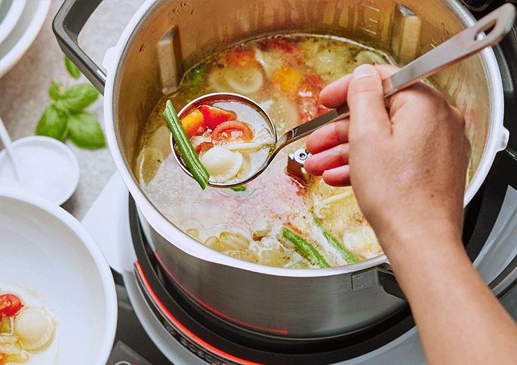 cocción al vapor de Cookit
