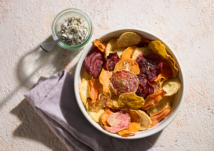 chips de boniato o calabacín